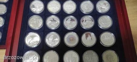 Monety srebrne kolekcja