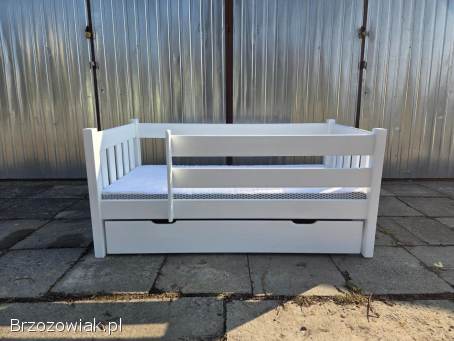 Łóżko drewniane 160x80 + materac.  Transport gratis!