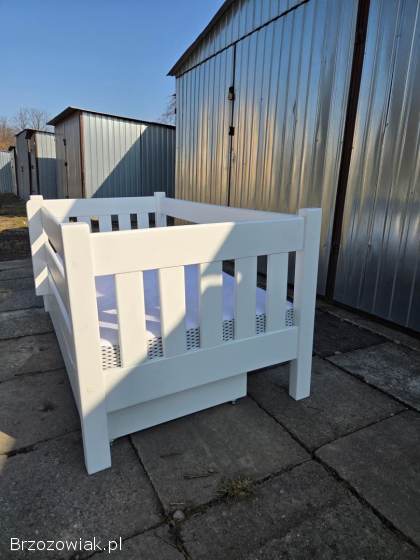 Łóżko drewniane 160x80 + materac.  Transport gratis!