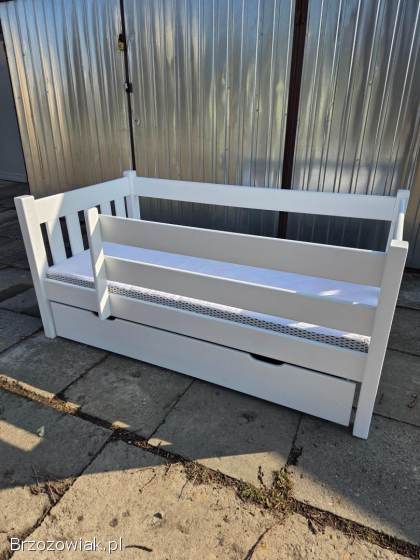 Łóżko drewniane 160x80 + materac.  Transport gratis!