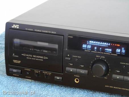 Magnetofon JVC TD-W254 ładny.  DOSTAWA.