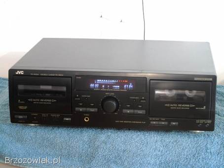 Magnetofon JVC TD-W254 ładny.  DOSTAWA.