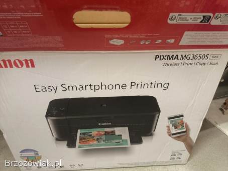 Uszkodzona drukarka Canon MG3650S