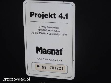 Śliczne kolumny Magnat Project 2x 180 wat.  DOSTAWA.