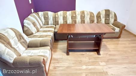 Zestaw Wypoczynkowy: Narożnik z funkcją spania + 2 Fotele + Ława GRATIS!