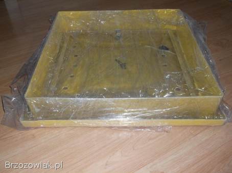 SZAFKA / SKRZYNKA NA LICZNIK GAZOWY,  ŻÓŁTA G51 -  WPUSZCZANA W TYNK