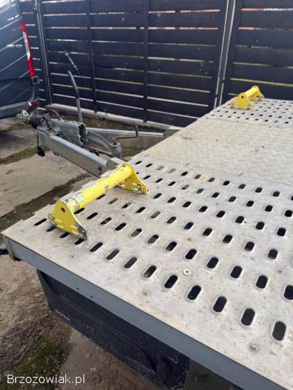 Laweta 3,  5 t DMC,  duża ładowność,  najazdy przyczepą ciężarowa Stim