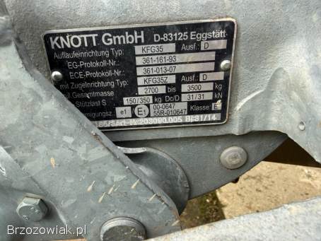 Laweta 3,  5 t DMC,  duża ładowność,  najazdy przyczepą ciężarowa Stim