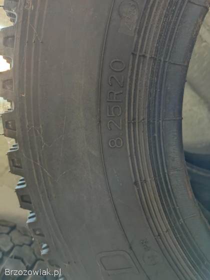 Sprzedam 4 praktycznie nowe opony 8.  25R20