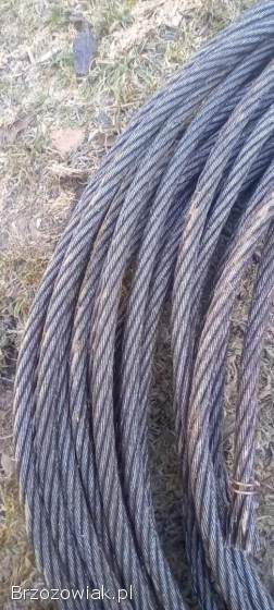 Lina stalowa fi 10 40 metrów z rdzeniem stalowym