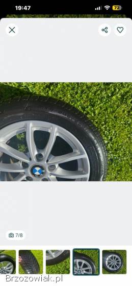 Sprzedam oryginalne alufelgi BMW z oponami