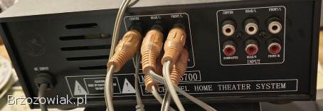 Zestaw 5.  1 Wzmacniacz + głośniki