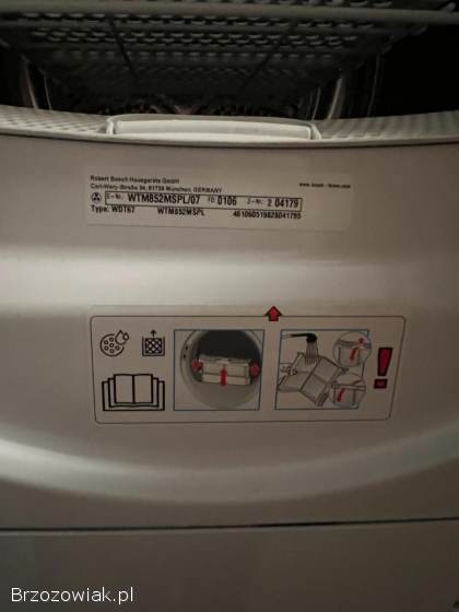 Suszarka Bosch WTM852MSPL