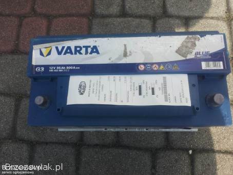 Akumulator 12V 95Ah 800A VARTA stan dobry został zmierzony i ma 546A
