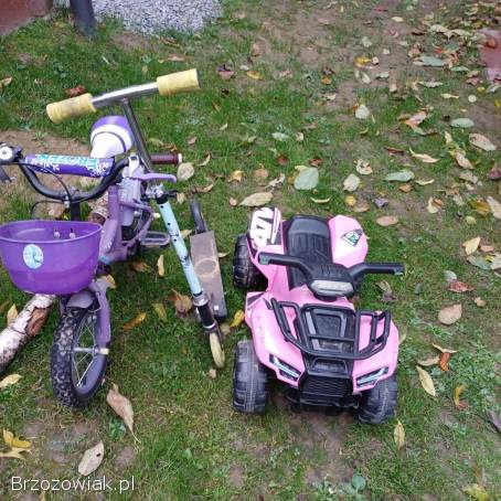 Rower,  hulajnoga,  autko