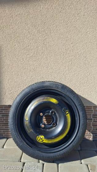 Felga (+ opona) dojazdowa stalowa -  4x100 R14 -  57.  1mm -  okazja!