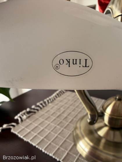 Lampa sufitowa żyrandol mosiądz 3 białe klosze