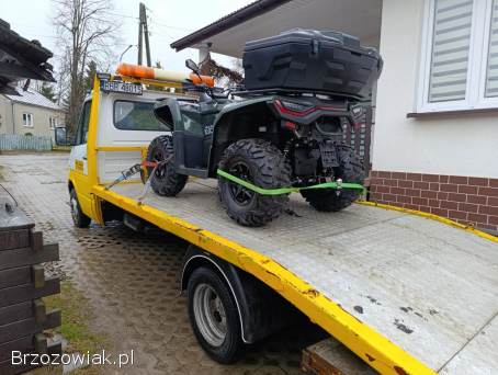 Pomoc drogowa,  usługi autolawetą