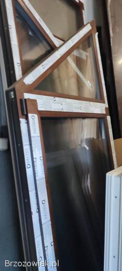 Okno Drutex glo energy orzech obustronnie 970x2400