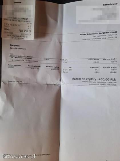 Sprzedam Nowy akumulator z gwarancją