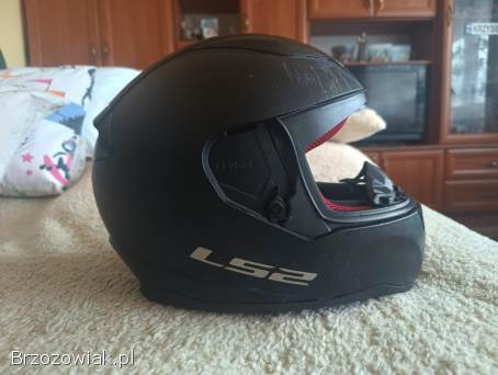 Kask Motocyklowy LS2 Czarno-Czerwony