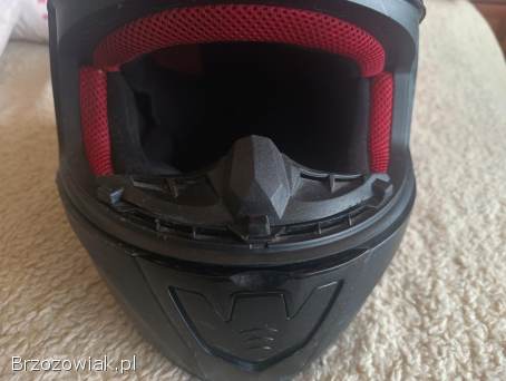 Kask Motocyklowy LS2 Czarno-Czerwony