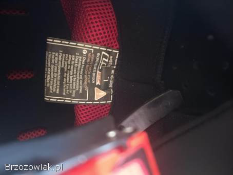 Kask Motocyklowy LS2 Czarno-Czerwony