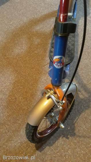 Hulajnoga pompowanie kola z PRL
