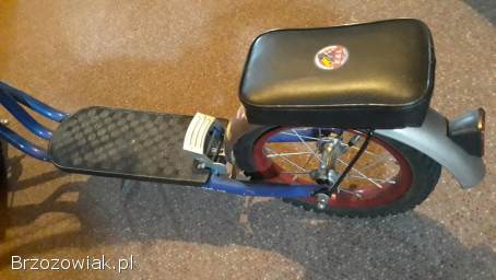 Hulajnoga pompowanie kola z PRL