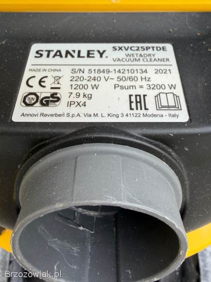 Sprzedam odkurzacz Stanley na sucho i mokro