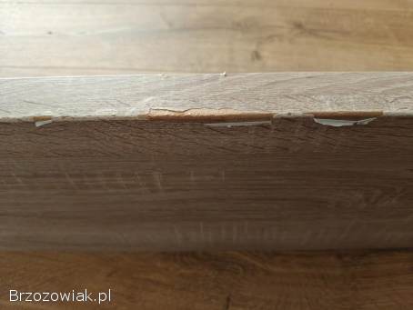 Meble do sypialni dąb Sonoma – łóżko,  komoda,  szafki,  szafa Jysk