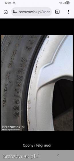 Opony letnie audi