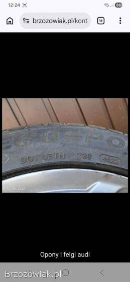 Opony letnie audi
