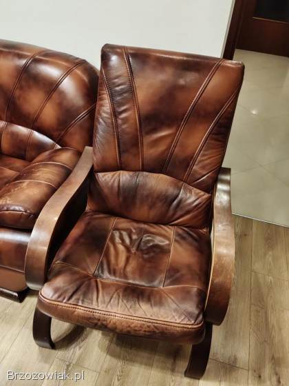 Brązowa sofa / kanapa – 500 zł (możliwy transport)