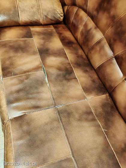 Brązowa sofa / kanapa – 500 zł (możliwy transport)