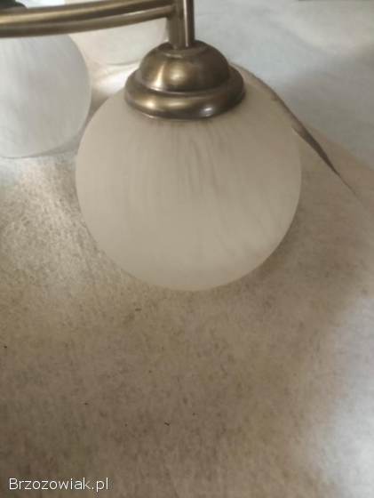 Lampa sufitowa,  brak jednego klosza