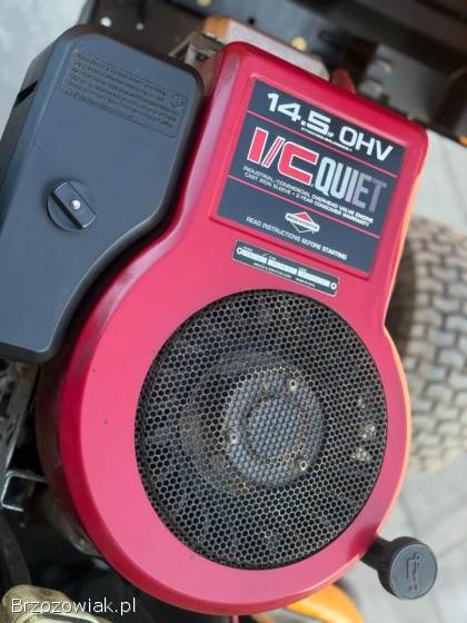 Traktorek kosiarka husqvarna Briggs 14,  5hp automat kosz Super!