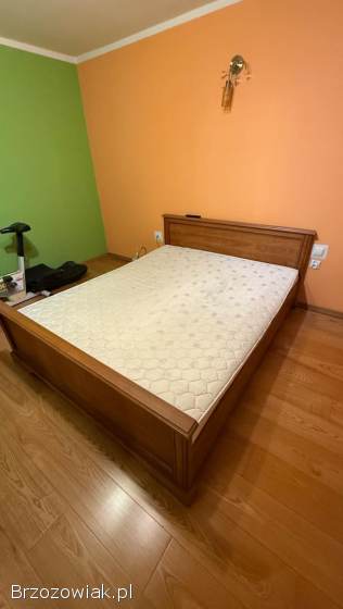 Klasyczne,  łóżko dwuosobowe Wymiar 160x200 + Materac STAN IDEALNY