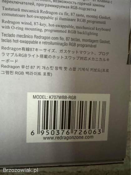 Klawiatura REDRAGON -  NOWA