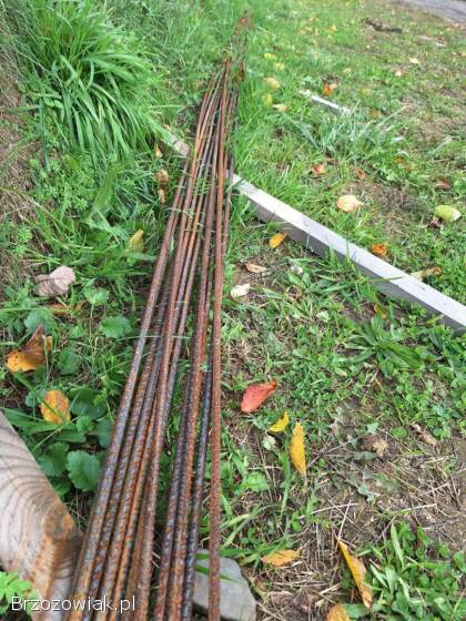 Pręt zbrojeniowy,  wkręty ciesielskie