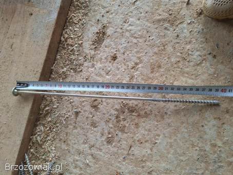 Pręt zbrojeniowy,  wkręty ciesielskie