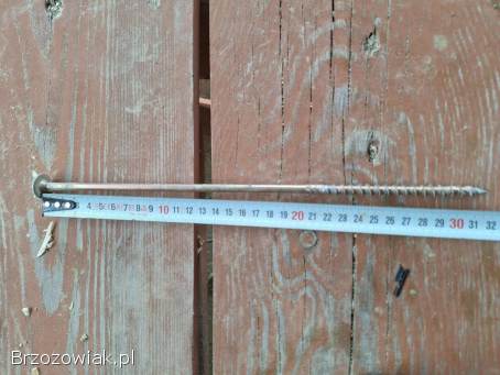 Pręt zbrojeniowy,  wkręty ciesielskie