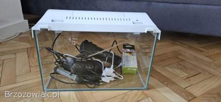 Akwarium 25litrów i akcesoria