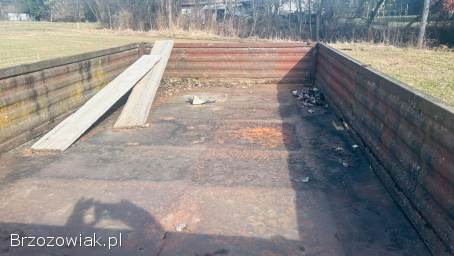 Przyczepa rolnicza,  3 strony kiper