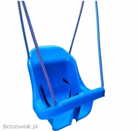 Huśtawka dla dzieci kubełkowa głęboka pasy bezpieczeństwa