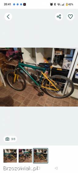 Rower górski amortyzatory przód tył stan bdb