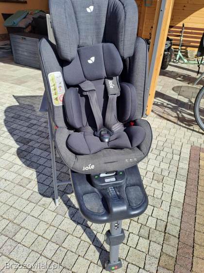 Fotelik samochodowy Joie Stages baza Isofix,  0-25 kg,  RWF-FWF.  Stan BDB