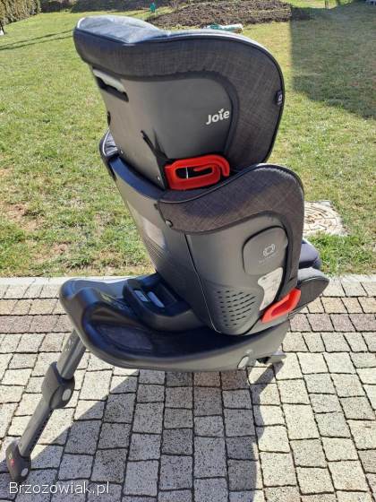 Fotelik samochodowy Joie Stages baza Isofix,  0-25 kg,  RWF-FWF.  Stan BDB