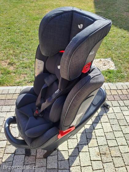Fotelik samochodowy Joie Stages baza Isofix,  0-25 kg,  RWF-FWF.  Stan BDB