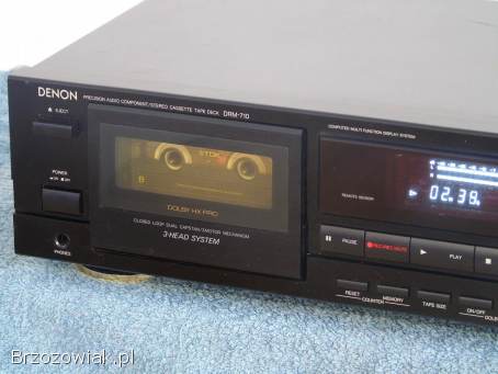 Magnetofon Denon DRM-710 3 głowice.  DOSTAWA.